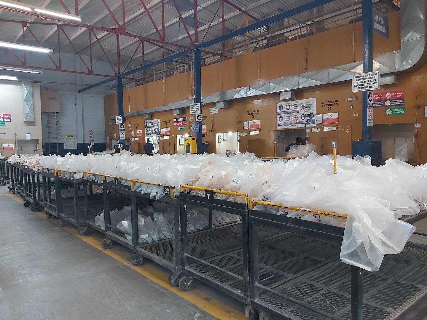 Transferência, ensacamento e homogeneização