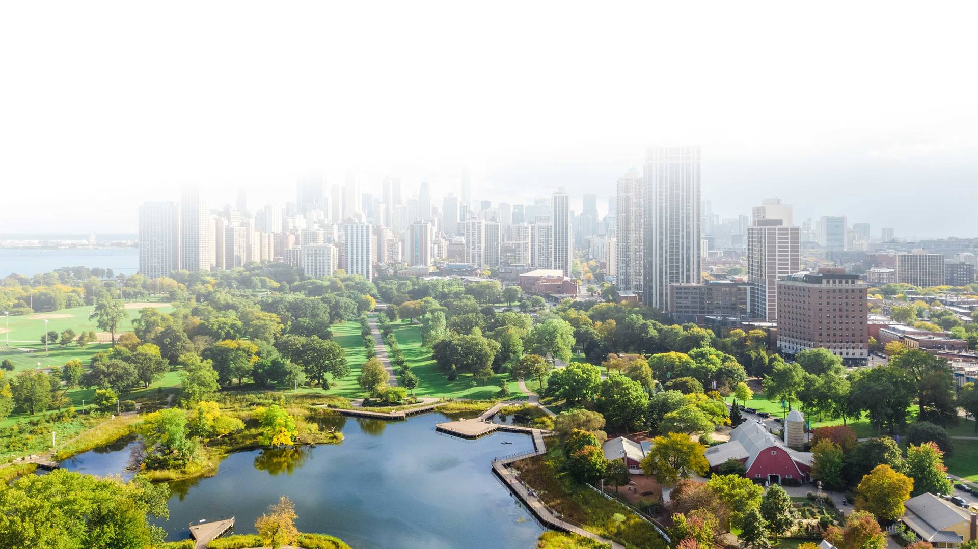 Expansive cityscape showing interconnected buildings, representing the collaborative partnerships and seamless integration we offer our clients.