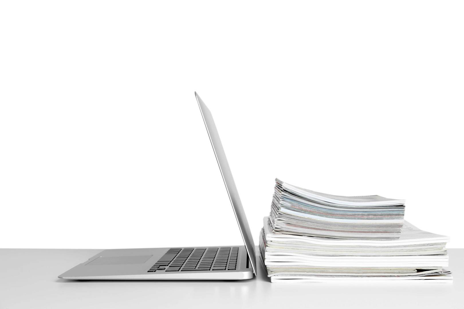 Notebook a knihy