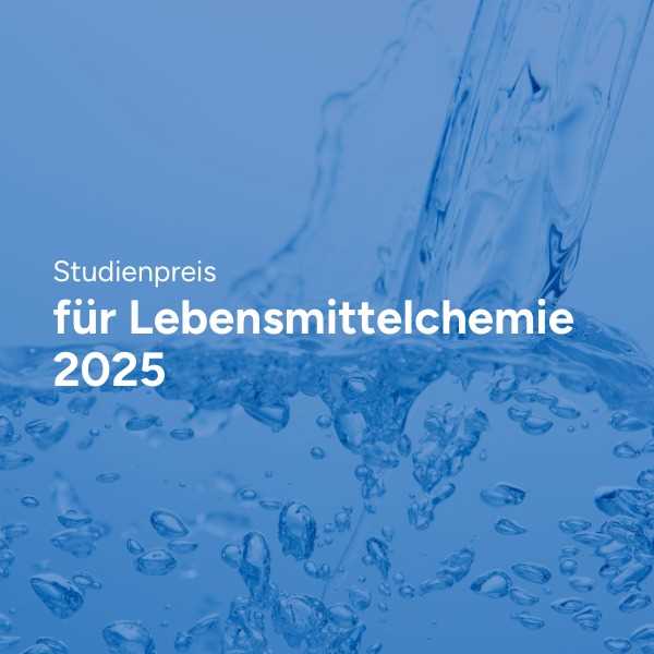 News preview image Studienpreis Lebensmittelchemie 2025