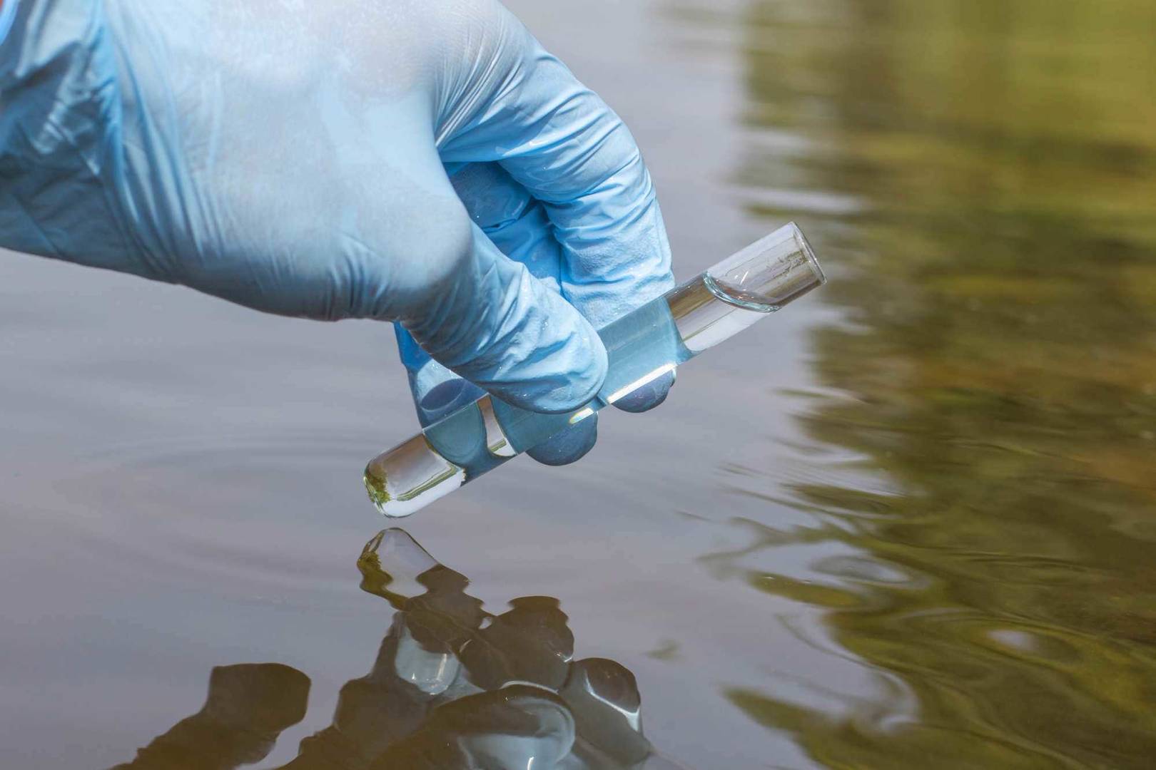 sampling natural water
